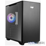 InWin A5 Tempered Glass Mid Tower E-ATX Case  Black